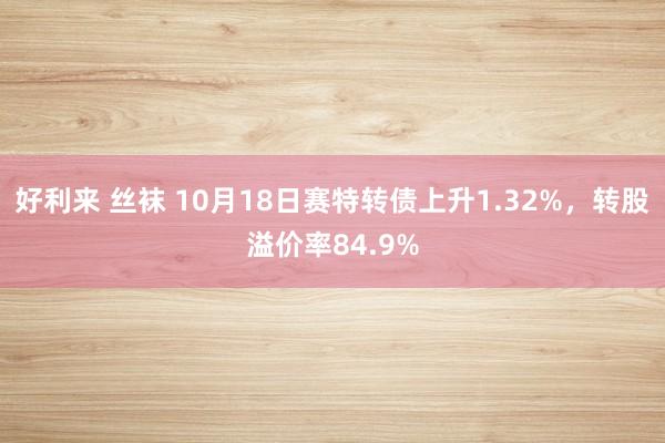 好利来 丝袜 10月18日赛特转债上升1.32%，转股溢价率84.9%