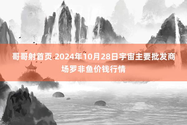 哥哥射首页 2024年10月28日宇宙主要批发商场罗非鱼价钱行情